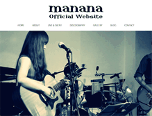 Tablet Screenshot of manana-web.com